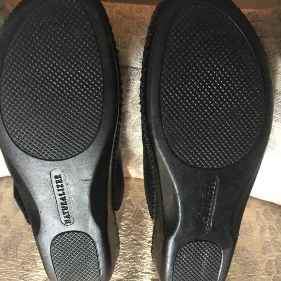 Naturalizer Black leather slip-on clog - Picture 4 of 7